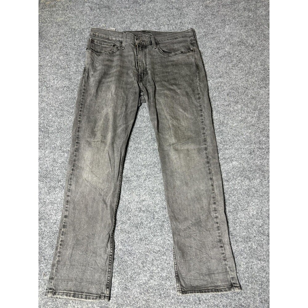 Levi's 511 Jeans Mens 34x29 Gray Slim Fit Tapered Stretch Denim Charcoal Wash